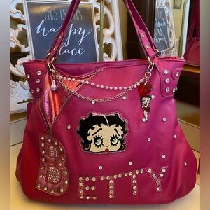 Betty Boop Pink Tote Bag